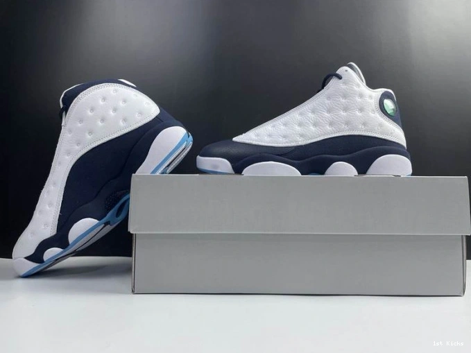 1st Kicks 690 Air Comfortable Powder Jordan Blue 13 Dark 414571- 1121